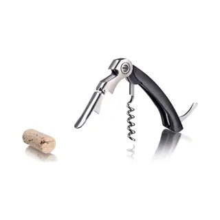Vacu Vin 8714793685147 corkscrew Sommelier knife Black, Stainless steel