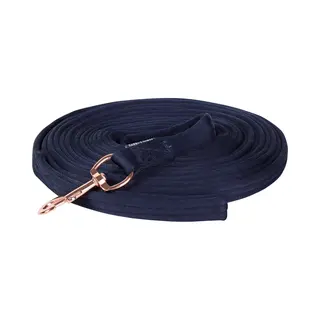 Harry's Horse - Longeerlijn Soft - Rosegold - 8m - Navy