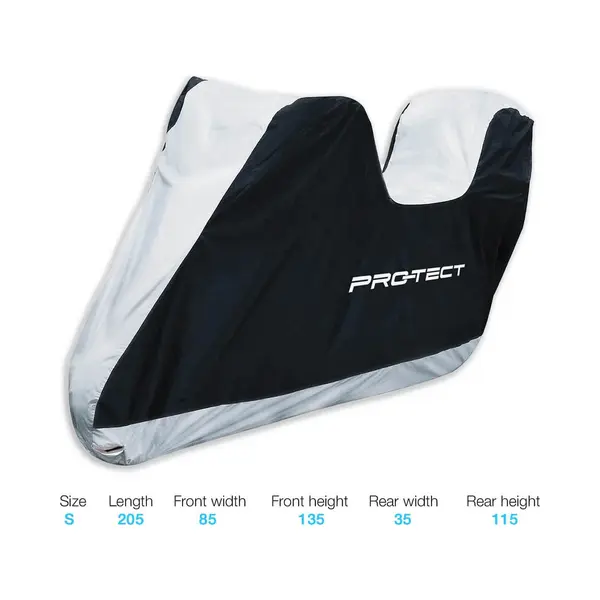 Pro-Tect Protect Motorhoes - Maat S - Met Topkoffer - Slijtvast - Lange Levensduur thumbnail