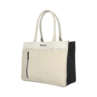 Enrico Benetti Bergen Shopper / Laptoptas - 17 Inch - Zwart Beige