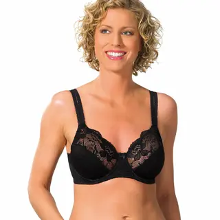 Elbrina Lingerie Elbrina Lace Vrouwen Beha - Zwart - Maat 85C