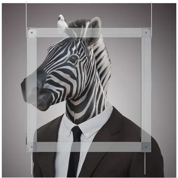 Artiteq Set 800 X 1300 Mm - Blind Ophangsysteem Voor Dibond/Forex/Plexiglas - Geschikt Voor Paneel 1000 X 1500 Mm - Ophangsysteem Schilderij - Zware/Grote thumbnail