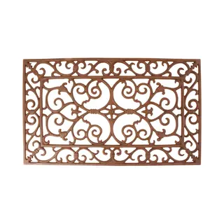 Esschert Design LH42 deurmat Schraperdeurmat Buiten Rechthoekig Bruin