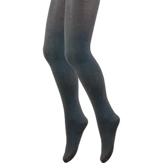 Meisjes Panty - 60 Den - Antraciet Melange - Maat 164/176