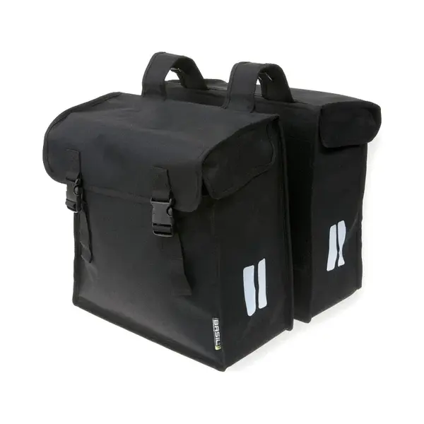 Basil Mara Xxl Doppelpacktasche – Double Bicycle Bag – 47 L – Schwarz thumbnail