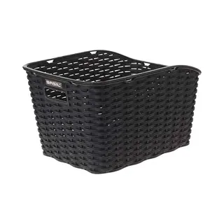 Basil Weave Wp Achter Fietsmand Synthetisch Zwart