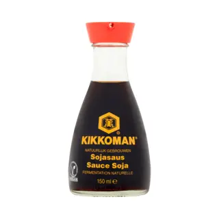 Kikkoman Soja-Sauce - Tischflasche Mit Ausgießer, 1er Pack (1 X 150 Ml)