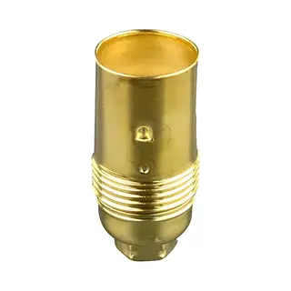 Lamphouder - Glad - E14 - Messing