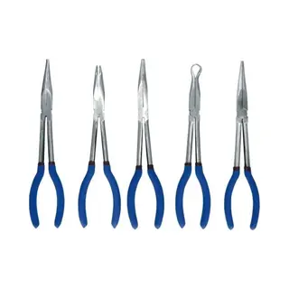 StahlKaiser Langbektangenset - 5-delig - Chroom-vanadium - Antislip - 27, 5 Cm