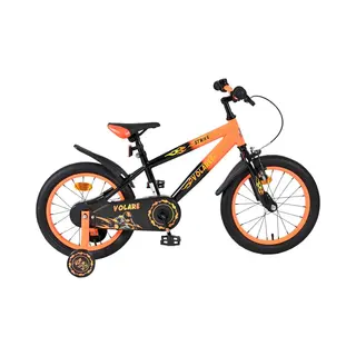 Volare Strike Kinderfiets - Jongens - 16 Inch - Zwart Oranje