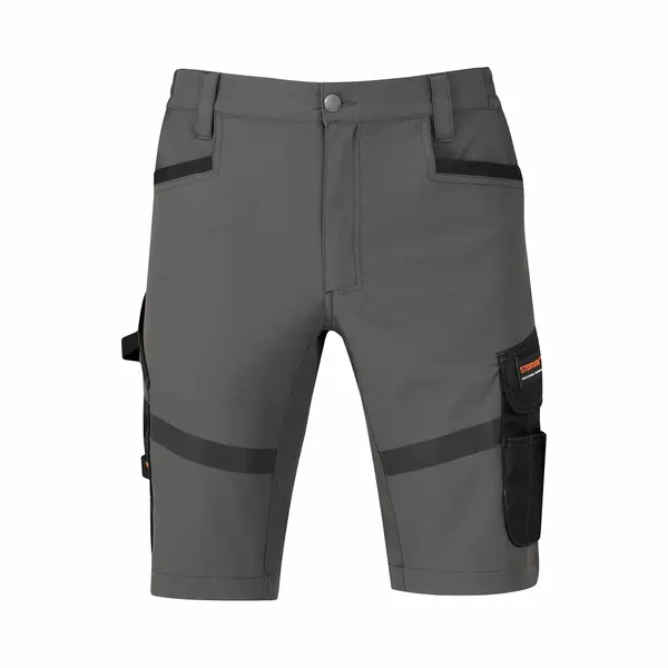 StØRvik Stijn 4-Way Stretch Korte Werkbroek - Heren - Maat 2XL - Antraciet thumbnail