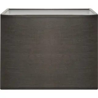 Home Sweet Home Lampenkap Block Vierkant - Van Stof - Antraciet - Moderne Stoffen Lampenkap - 20/20/15, 5cm - E27 Lamphouder - Voor Tafellamp,
