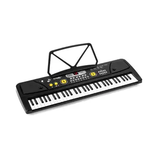 Max KD61 Portable Battery Powered Electronic Keyboard 61 Keys, Beginner Piano For Kids, Built-In Rechargeable Battery, Single-Key Chord, Led Display,