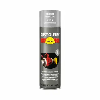 Rust-Oleum Spuitbus Topcoat Spray Metallic - Aluminium - 0, 5L