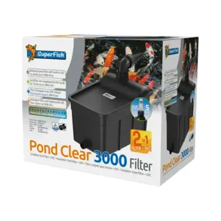 Superfish Pondclear Vijverfilter - Filters - 5 Watt 3000 Uv-C