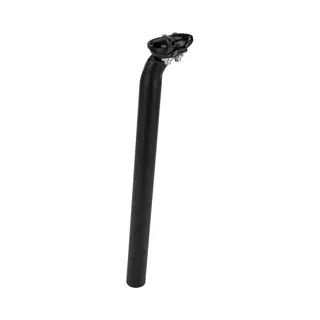 Merkloos Zadelpen SP375 31.6 X 400mm Met Klem Zwart
