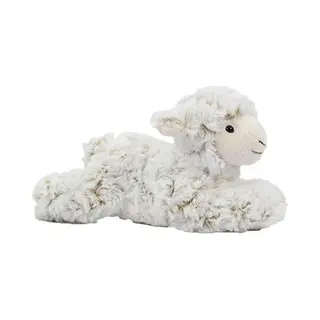 Pia Soft Toys Pluche Schaap/lammetje Knuffel Liggend - 22 Cm - Boerderij Knuffelbeesten