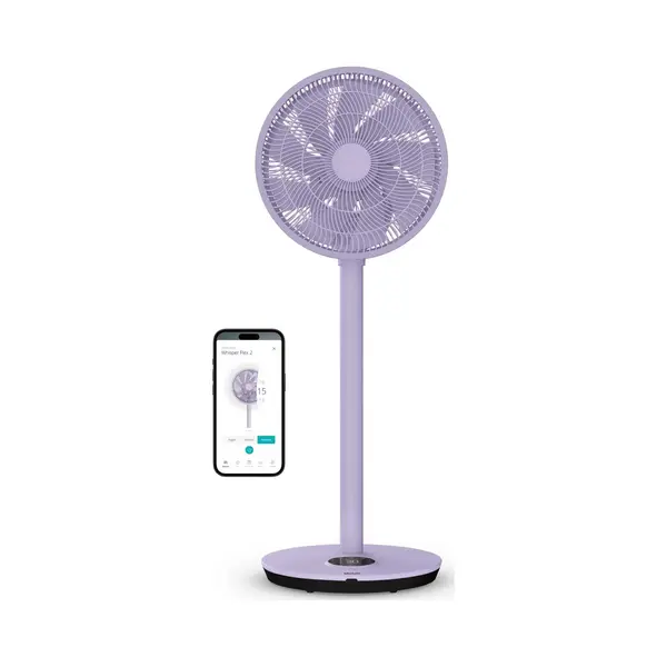 Duux Whisper Flex 2 - Smart Statiefventilator - Staande Ventilator Geruisloos - Lavender thumbnail
