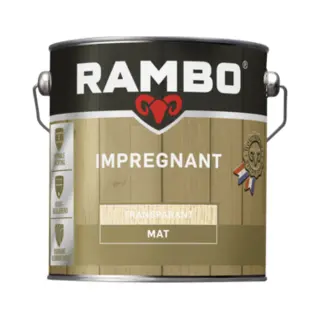 Rambo Impregnant - Mat - Waterafstotend - Makkelijk Verwerkbaar - Kleurloos - Transparant - 0.75L