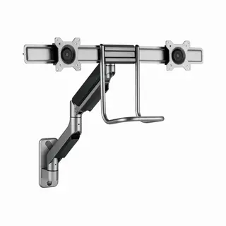 Gembird Laikiklis Adjustable wall 2-display mounting arm 17-32inch iki 8kg