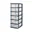 6 x 7L Lades, Zwart