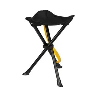 Abbey Camp Opvouwbare Kruk 3-Poot - Zwart - Treviso-040 - 31 X 40 Cm
