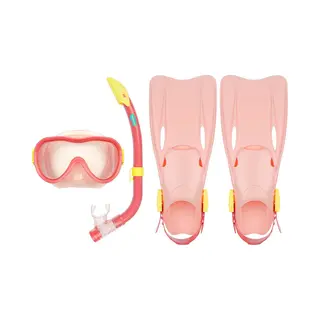 Waimea Duikset - Masker/Snorkel/Vliezen - Kinderen - Roze - Maat 31-34