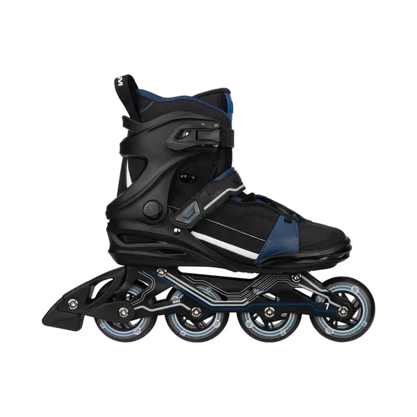 Nijdam Inline Skates - Alu Chassis - Circuit Cruiser - Maat 45 - Zwart thumbnail