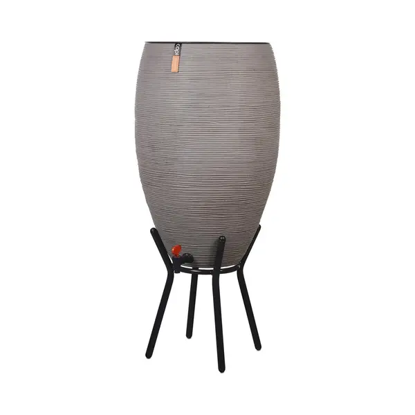 Capi Europe - Regenton Rib 130L - 56x56x123 - Grijs - Voor Buiten - Breukbestendig - Lichtgewicht - Levenslang Garantie thumbnail