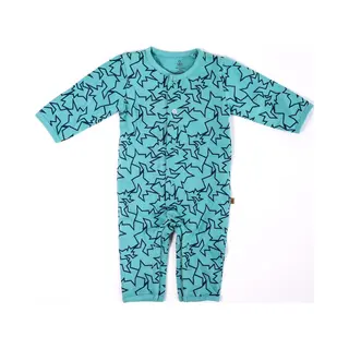 Mijs En Merlijn Mxm Baby Boxpak- Blauw- Met Print- Katoen- Newborn- Onesie- Prematuur- Turquoise- Maat 56