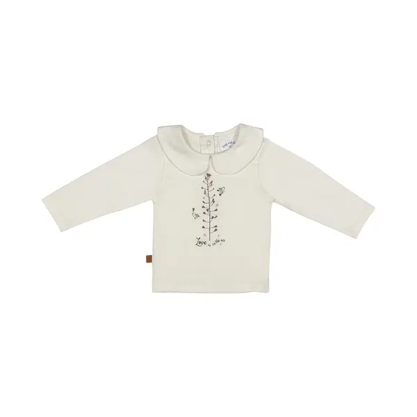 Frogs And Dogs - Winter Flower Shirt Love Hearts Is In The Air - Roze - Maat 50 - thumbnail