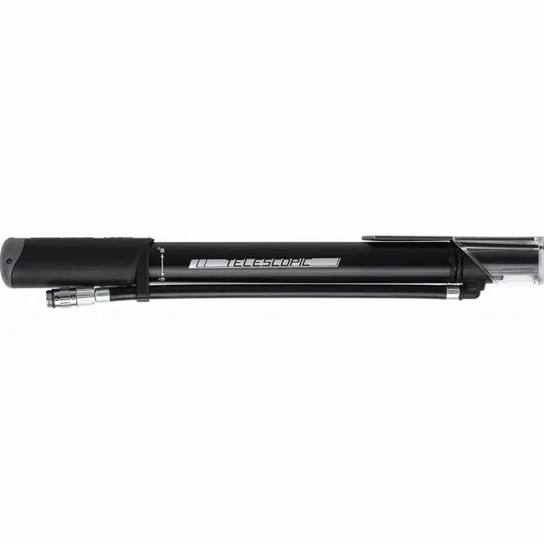 Bbb Cycling Traveller Telescopic Mini Fietspomp - Kleine Fietspomp Met Drukmeter - Stabiel En Krachtig - Zwart - Bmp-53 thumbnail