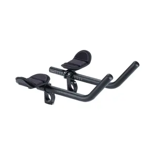 Bbb Cycling AeroMax Bhb-60 - Extra Lang Opzetstuur - Verstelbaar Met Armsteun - Compatibel Met 25.4 Of 31.8 Mm Stuur - Zwart