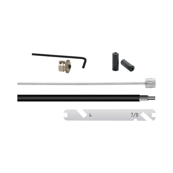 Elvedes Kabel Kit Nexus 4/7/8 Speed Für Shimano Nexus 4/7/8 Speed, Edelstahl, Schwarz thumbnail