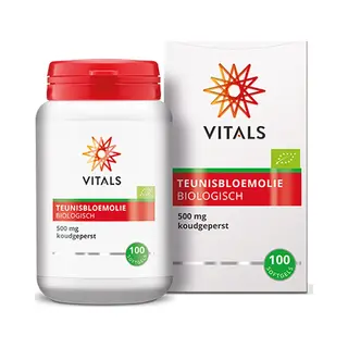 Vitals Nachtkerzenöl Bio - 100 Softgel-Kapseln, Vegan. 500mg Kaltgepresstes Öl Aus Nachtkerzensamen Mit Gla. Ohne Chemikalien, Aus Biologischem