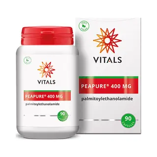 Vitals Peapure® 400 Mg - 90 Capsules. Zuivere En Hoog Gedoseerde Palmitoylethanolamide (Pea).