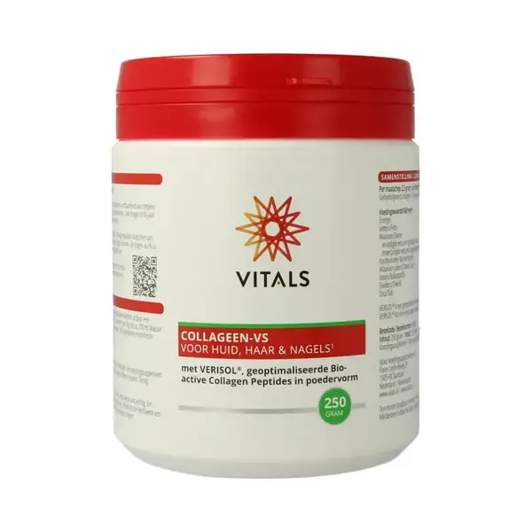 Vitals - Kollagen Vs 250 Gramm Für Haut, Haare & Nägel Mit Verisol, Optimierten Bioactive Collagen Peptides In Pulverform thumbnail