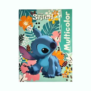 Multicolor Disney Stitch Kleurboek - 17 Kleurplaten En Voorbeelden Voor Kinderen