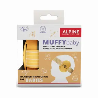 Alpine Muffy Kids Wiederverwendbare Ohrstöpsel Gelb 1 Stk.