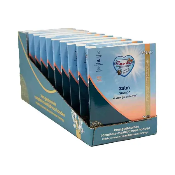 Renske Frischfleisch Getreidefrei - Lachs - 10 X 395 G thumbnail