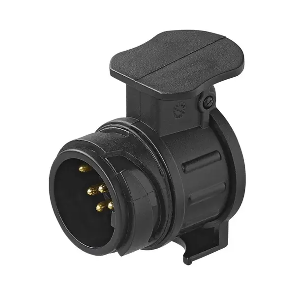 ProPlus 343516 Short Connector 13 To 7 Pole Car, Vehicle Trailer Plug, Dose Coupling, Caravan Adapter, Mini Car, Tow Bar Accessories, Cable Ahk thumbnail
