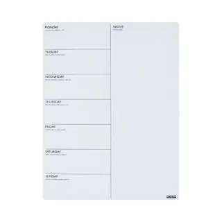 Desq® Weekplanner - 40 X 30 Cm - A3 | 5 Magneten| Whiteboard Marker | Magnetisch | Droog Uitwisbaar | Nederlands