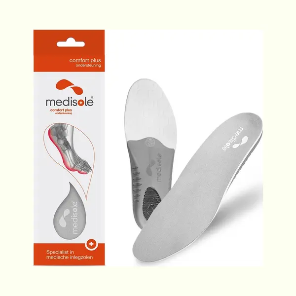 Medisole Medische Inlegzolen Comfort Plus Ondersteuning - Heren Maat 47 thumbnail