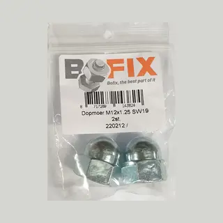 Bofix Voorasmoer E-bike M12 X 1.25 Met Voorwielmotor (2st)