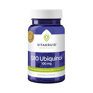 Vitakruid Q10 Ubiquinol - 100 Mg Per Capsule - 60 Vegicaps