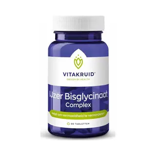 Vitakruid IJzer Bisglycinaat Complex - 90 Tabletten