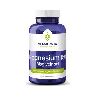 Vitakruid Magnesium 150 Bisglycinaat 90 Tabletten