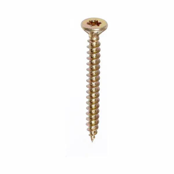Spanplattenschrauben Torx Gelb Verzinkt 5.0x90mm thumbnail
