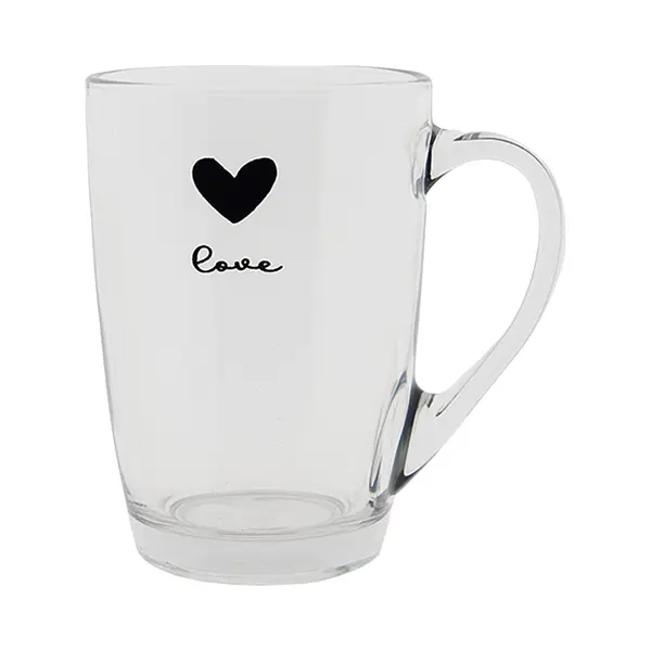 Clayre & Eef Theeglas 300 Ml Glas Hart thumbnail