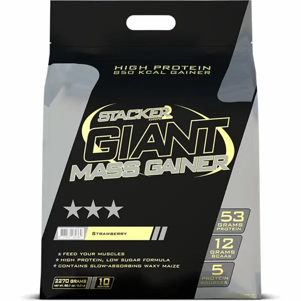 Stacker Giant Mass Gainer Strawberry 2270 Gr thumbnail